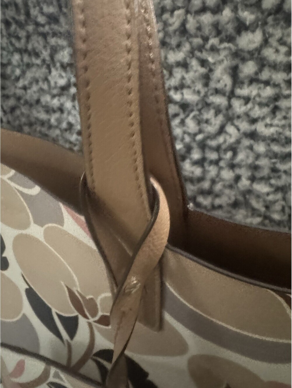 Kate Spade Arch Place Mya Breezy Floral Reversible Coated Canvas Tote + Pouch NE - Picture 11 of 15